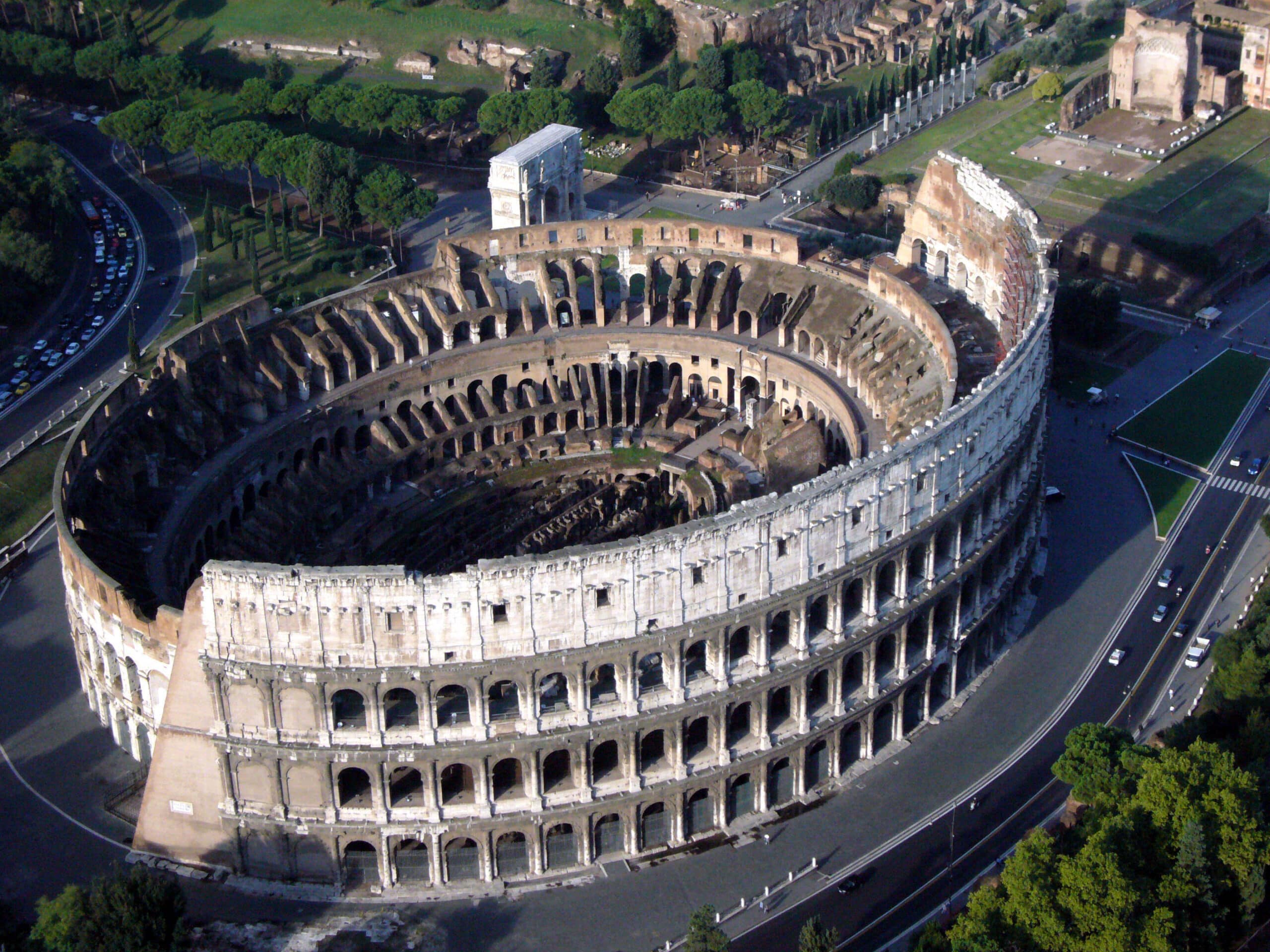 Breathtaking view of the Colosseum in Rome, Italy